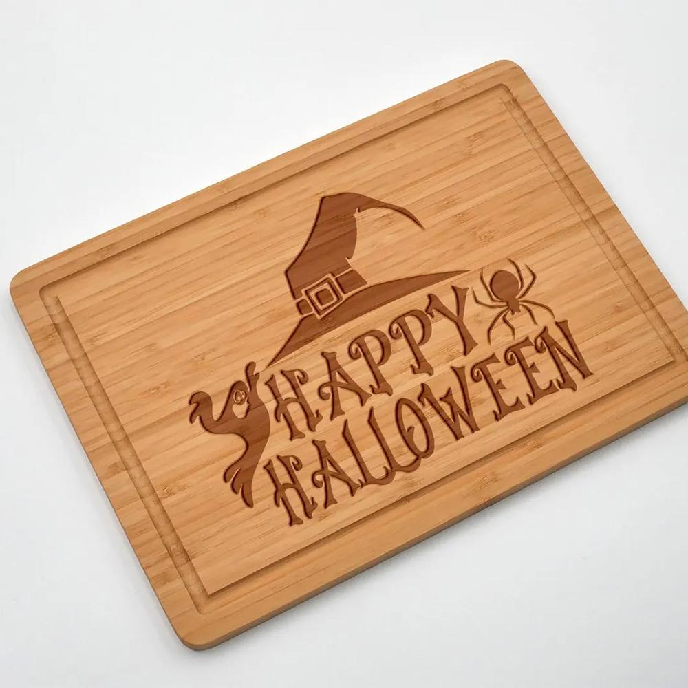 Happy Halloween Cutting Board Engraved Bamboo Board Halloween Witch Witchy Spooky Kitchen Decor Housewarming Hostess Gothic Gift 1pcs 20x28cm
Happy Halloween Cutting Board Engraved Bamboo Board Halloween Witch Witchy Spooky Kitchen Decor Housewarming Hostess Gothic Gift 1pcs 20x28cm