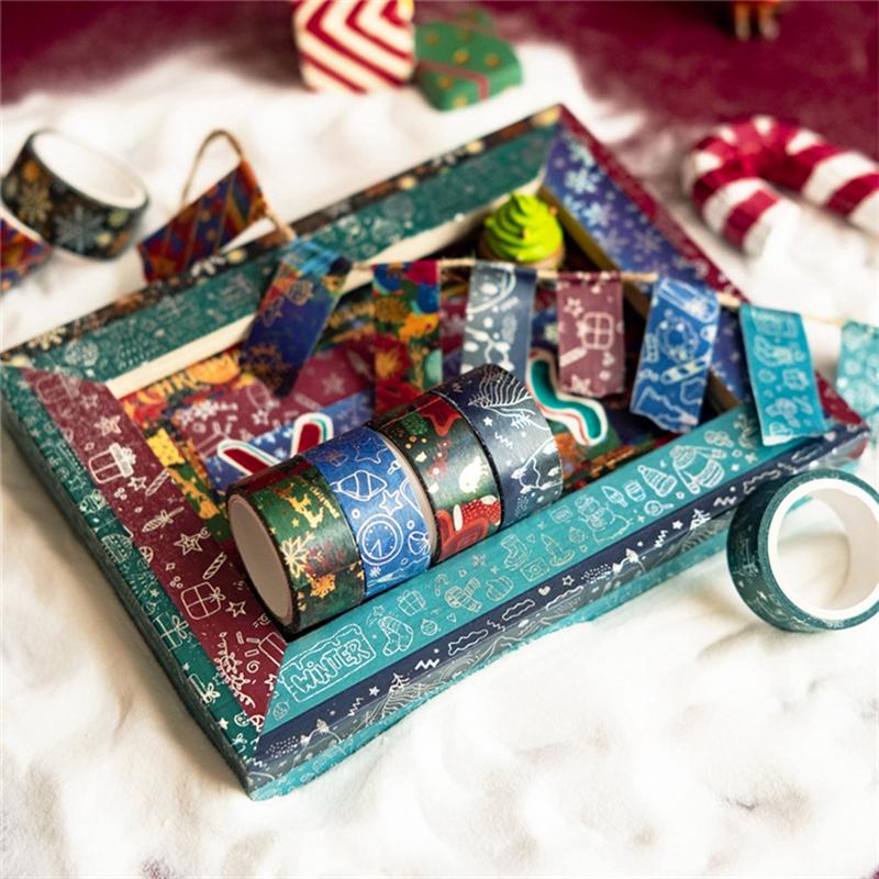ABFS Christmas Washi Tape Set 12 Rolls Winter Embellishment For Arts, DIY Crafts Journals Planners Wrapping
ABFS Christmas Washi Tape Set 12 Rolls Winter Embellishment For Arts, DIY Crafts Journals Planners Wrapping