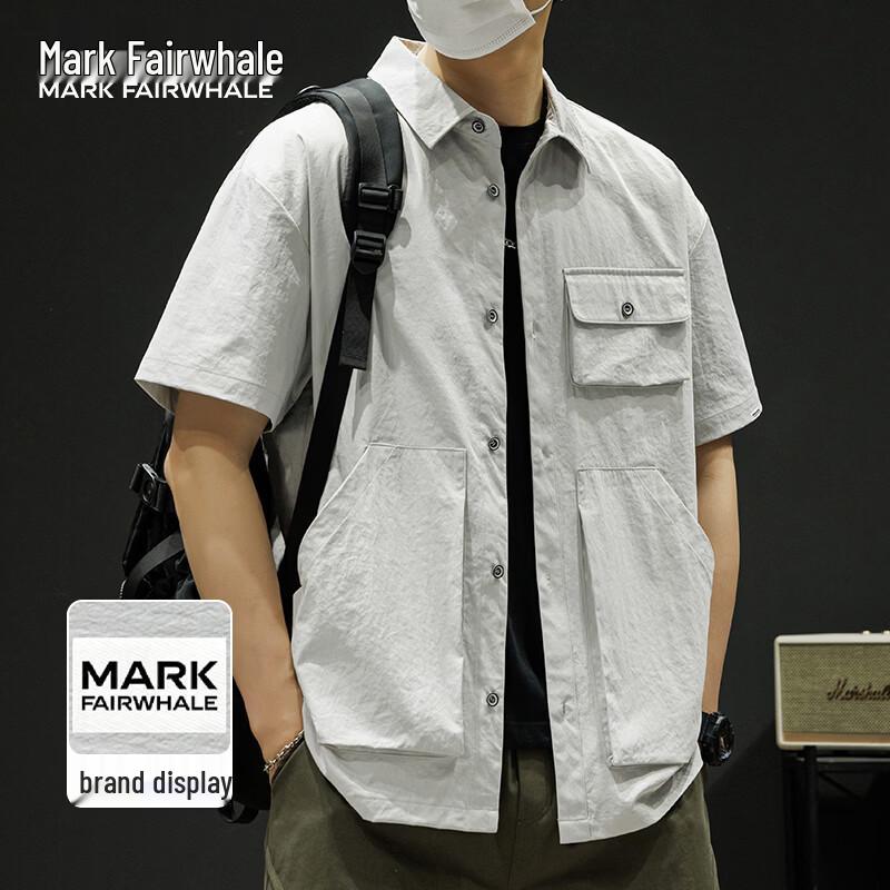 MARK FAIRWHALE Men s Short Sleeve Ice Silk Casual Shirt XL
MARK FAIRWHALE Men s Short Sleeve Ice Silk Casual Shirt XL