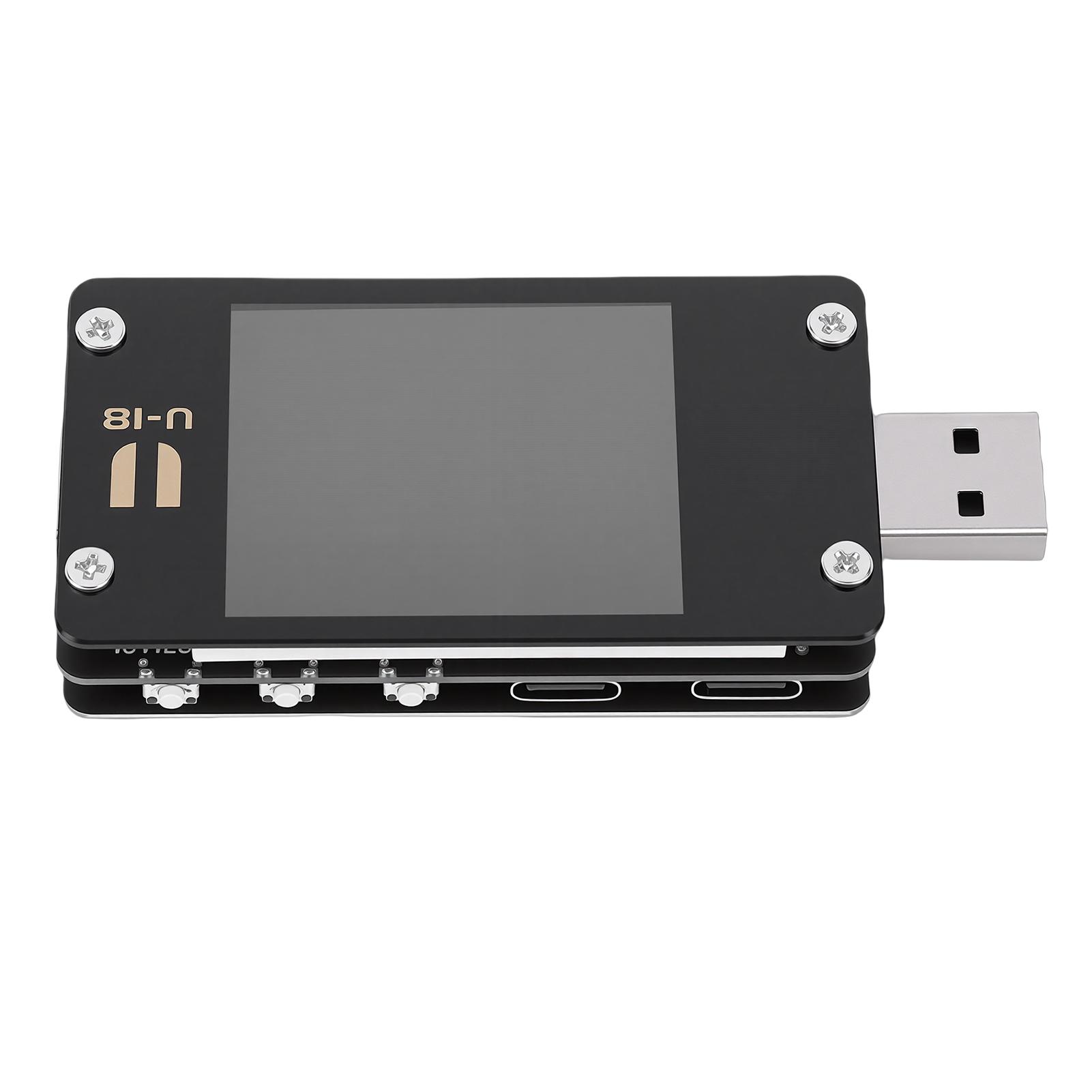 USB Tester 6.5A Voltage Current Power Detector USB Multimeter with 1.77 Inch LCD Screen Support for PD2.0 PD3.0 QC2.0
USB Tester 6.5A Voltage Current Power Detector USB Multimeter with 1.77 Inch LCD Screen Support for PD2.0 PD3.0 QC2.0