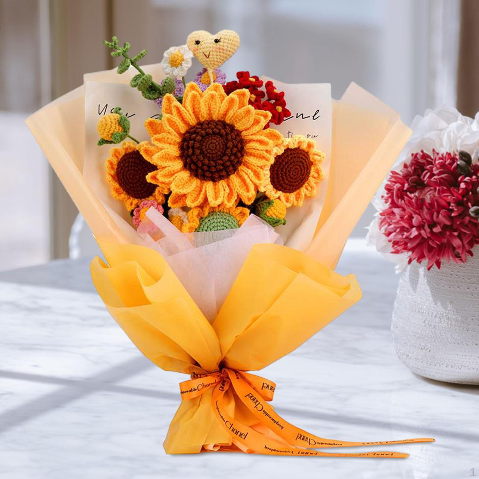Flower Bouquet Crochet Set Knitting Starter Mother Day Anniversary Wedding Table Centerpiece
Flower Bouquet Crochet Set Knitting Starter Mother Day Anniversary Wedding Table Centerpiece
