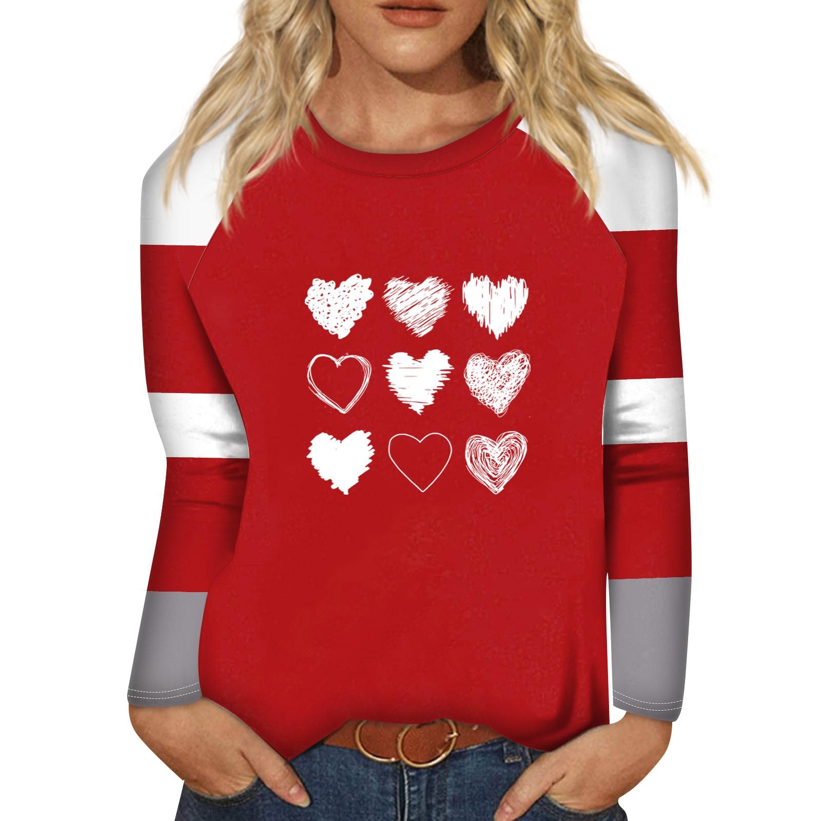 Жіноча модна повсякденна сорочка з круглим вирізом і довгим рукавом, вільна футболка з принтом, жіночий топ XL
Жіноча модна повсякденна сорочка з круглим вирізом і довгим рукавом, вільна футболка з принтом, жіночий топ XL