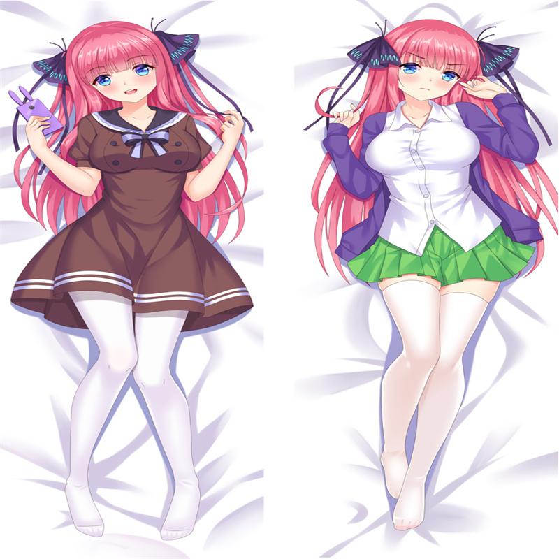 60x180 см аниме-подушка, квинтэссенция пятерых, косплей Dakimakura Nakano Nino, двухсторонняя наволочка для обнимания тела, подарок отаку
60x180 см аниме-подушка, квинтэссенция пятерых, косплей Dakimakura Nakano Nino, двухсторонняя наволочка для обнимания тела, подарок отаку