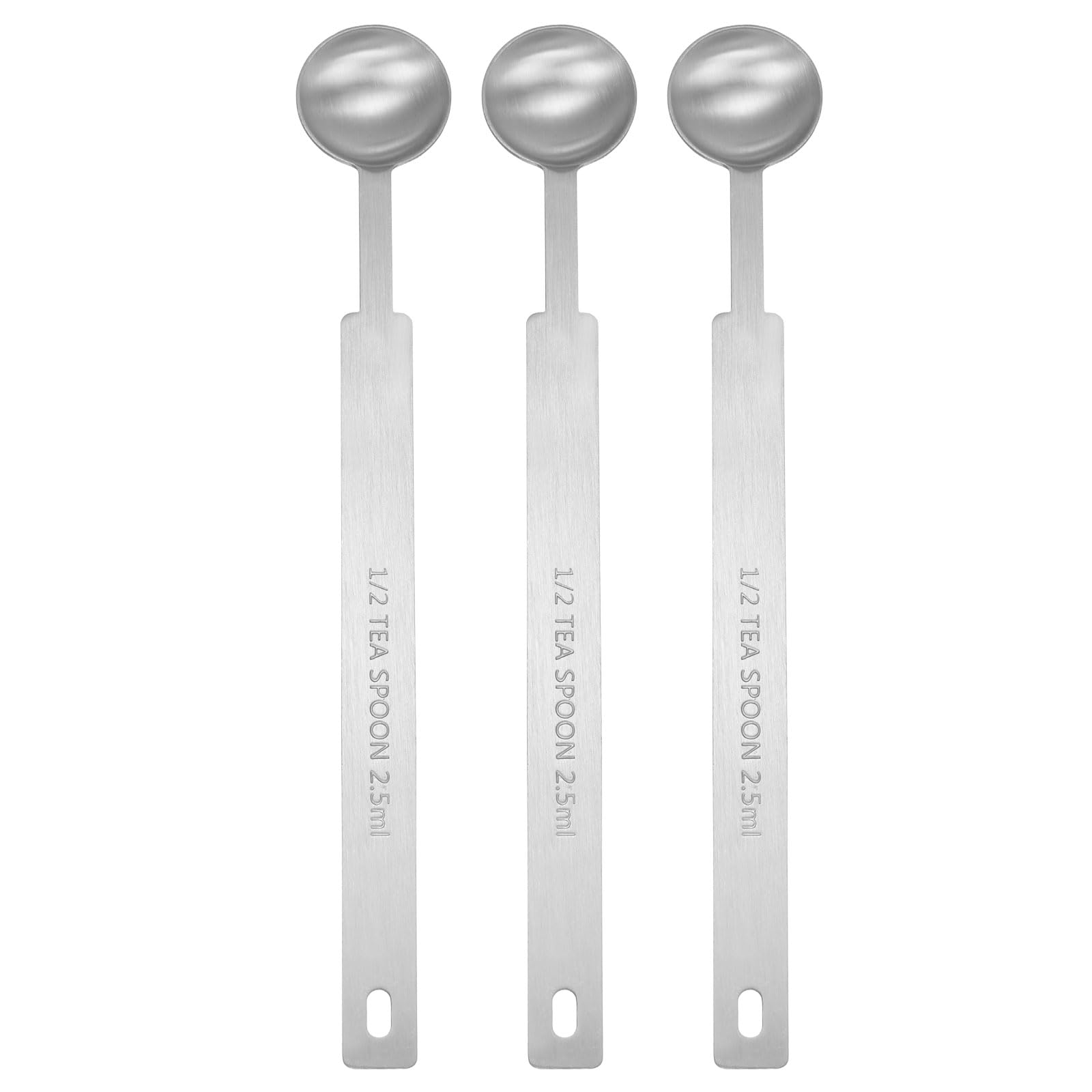 uxcell 3-Piece Measuring Spoon, 12 tsp (16 tbsp 2.5ml) TeaspoonTablespoon, 430 Stainless Steel, Single, Small Square Bowl Measuring Spoon with Long
uxcell 3-Piece Measuring Spoon, 12 tsp (16 tbsp 2.5ml) TeaspoonTablespoon, 430 Stainless Steel, Single, Small Square Bowl Measuring Spoon with Long