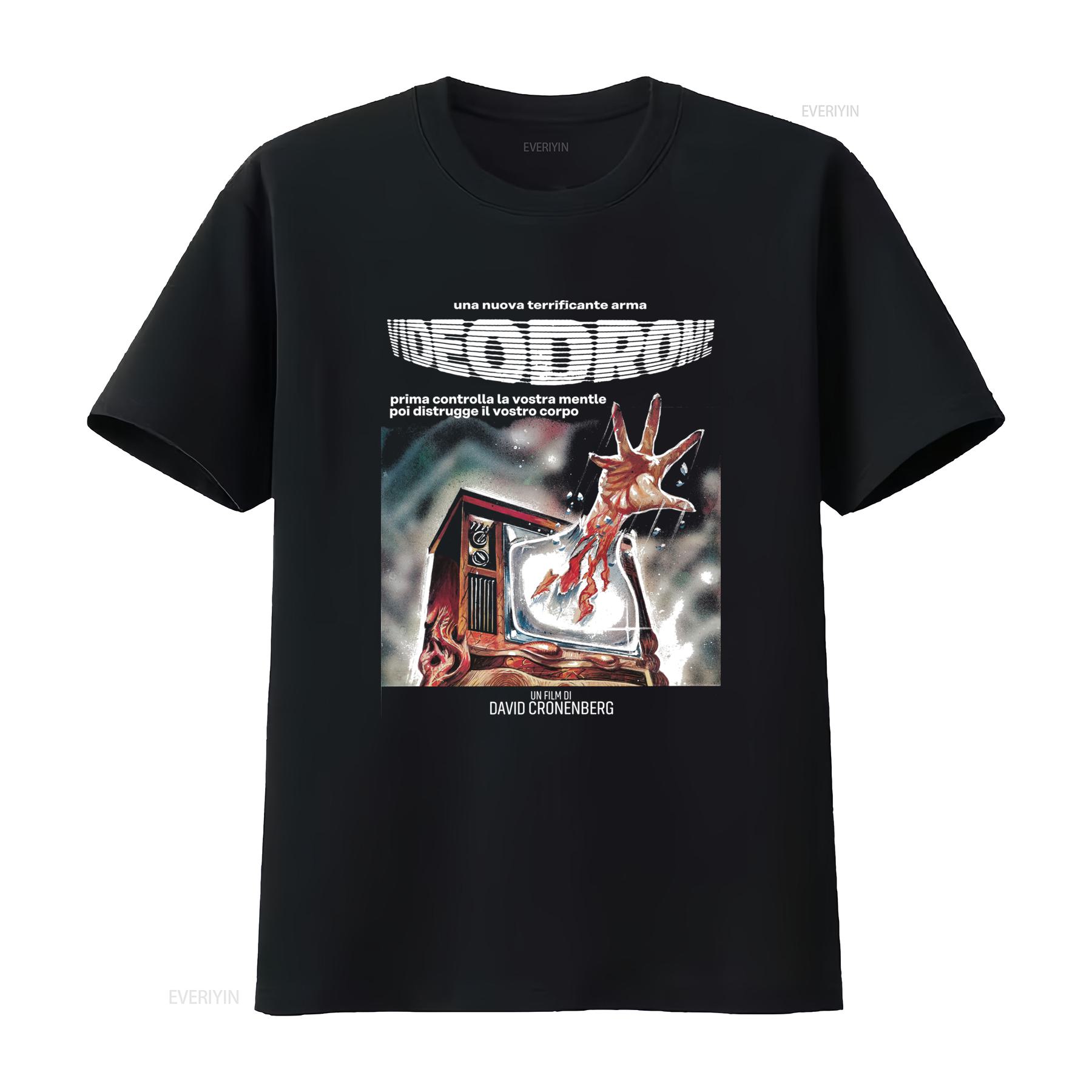 Videodrome Cult Movie T Shirt Retro TV Horror Design Perfect for Fans Enthusiasts vintage Washed Versatile streetwear Soft 4XL
Videodrome Cult Movie T Shirt Retro TV Horror Design Perfect for Fans Enthusiasts vintage Washed Versatile streetwear Soft 4XL