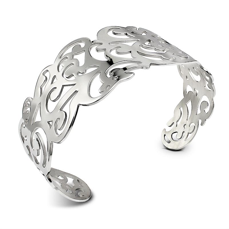 Adjustable Stainless Steel Hollow Arm Cuff Bangles Unisex Gold Silver Leaf Cuff Bracelets Trendy Jewelry for Women Men серебряный
Adjustable Stainless Steel Hollow Arm Cuff Bangles Unisex Gold Silver Leaf Cuff Bracelets Trendy Jewelry for Women Men серебряный