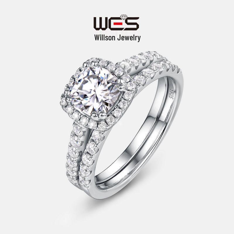 Qixi S925 Silver Moissanite Ring – Luxurious, Elegant & Charming, European-American Style US 6 (With GRA Moissanite Certificate)
Qixi S925 Silver Moissanite Ring – Luxurious, Elegant & Charming, European-American Style US 6 (With GRA Moissanite Certificate)