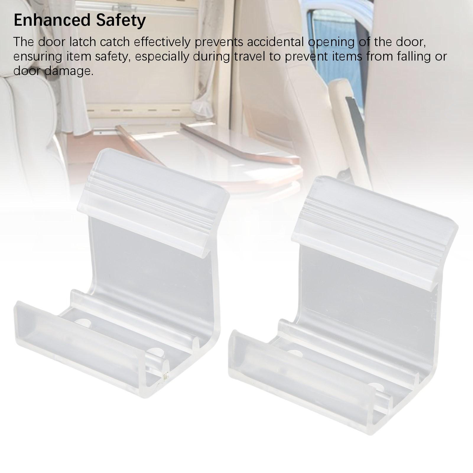 4Pcs RV Sliding Mirror Door Latch Deformation Proof Enhanced Safety Mirror Closet Door Latch Catch for Campervan
4Pcs RV Sliding Mirror Door Latch Deformation Proof Enhanced Safety Mirror Closet Door Latch Catch for Campervan