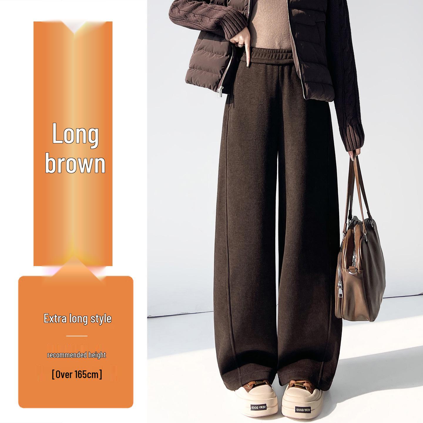2025 Women s High-Waisted Slim Wide-Leg Woolen Pants - Velvet-Lined, Flattering, Warm, Thickened for Autumn/Winter Extra Large
2025 Women s High-Waisted Slim Wide-Leg Woolen Pants - Velvet-Lined, Flattering, Warm, Thickened for Autumn/Winter Extra Large