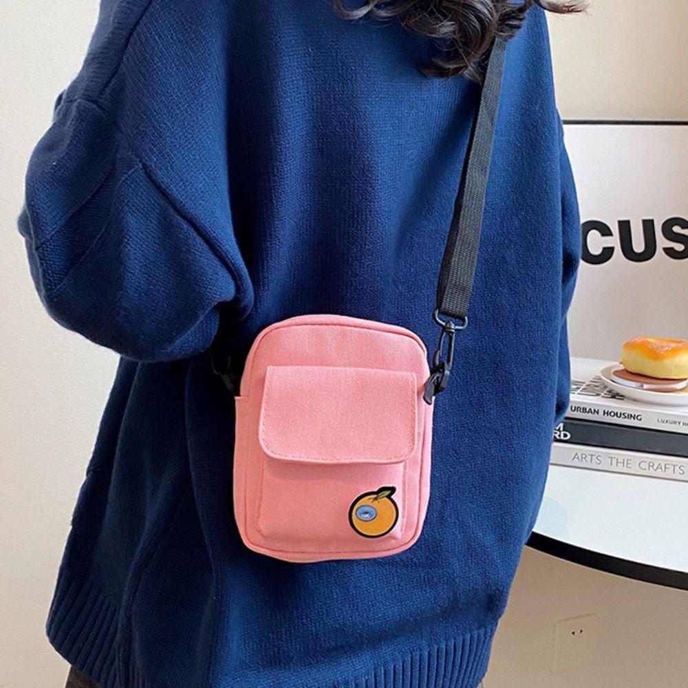 Lightweight Nylon Zipper Bag Solid Color Canvas Phone Bag Portable Mini Crossbody Bag Girls/boys синий
Lightweight Nylon Zipper Bag Solid Color Canvas Phone Bag Portable Mini Crossbody Bag Girls/boys синий