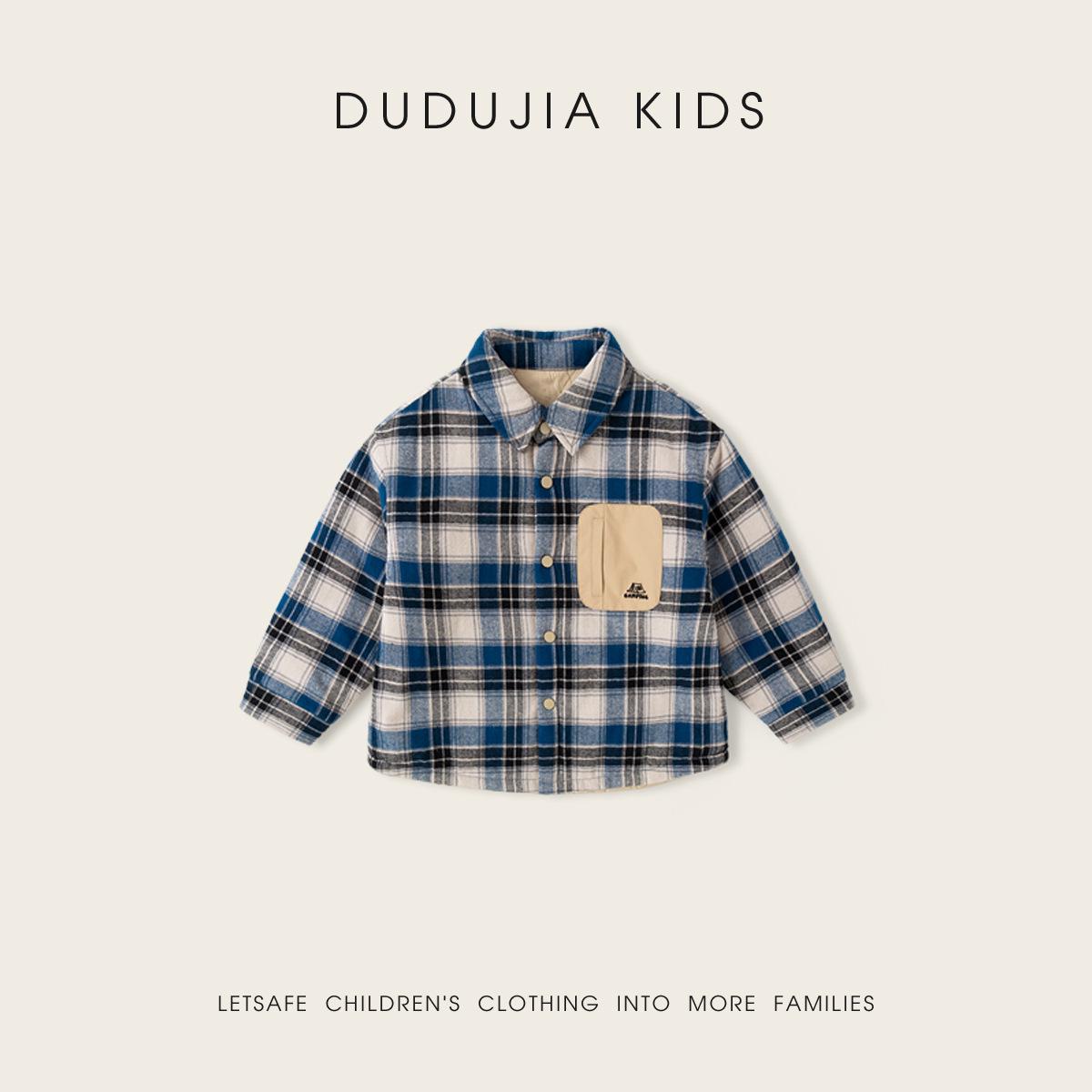 Dudu Home Kids Winter Plaid Shirt Jacket - Versatile, Trendy Boys & Girls Autumn/Winter Fashion. 90 cm темно-синього кольору
Dudu Home Kids Winter Plaid Shirt Jacket - Versatile, Trendy Boys & Girls Autumn/Winter Fashion. 90 cm темно-синього кольору