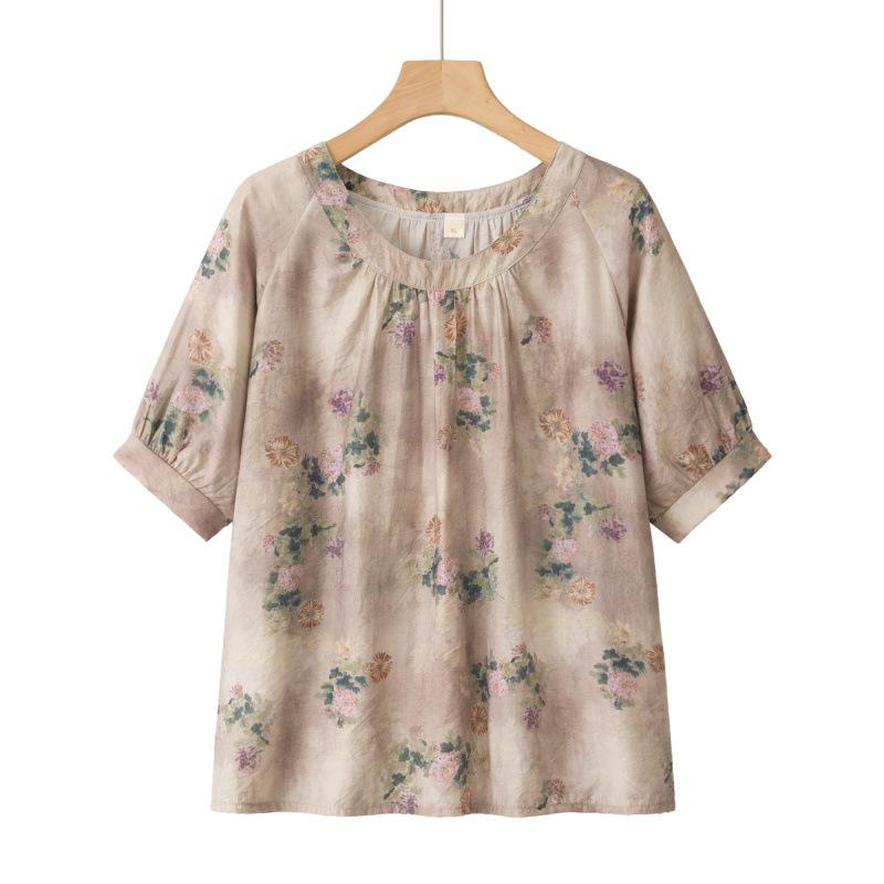Elegant Retro Chinese Style Women s Top - Breathable Summer Wear for Mothers and Grandmothers 4XL for 135-155 jin
Elegant Retro Chinese Style Women s Top - Breathable Summer Wear for Mothers and Grandmothers 4XL for 135-155 jin