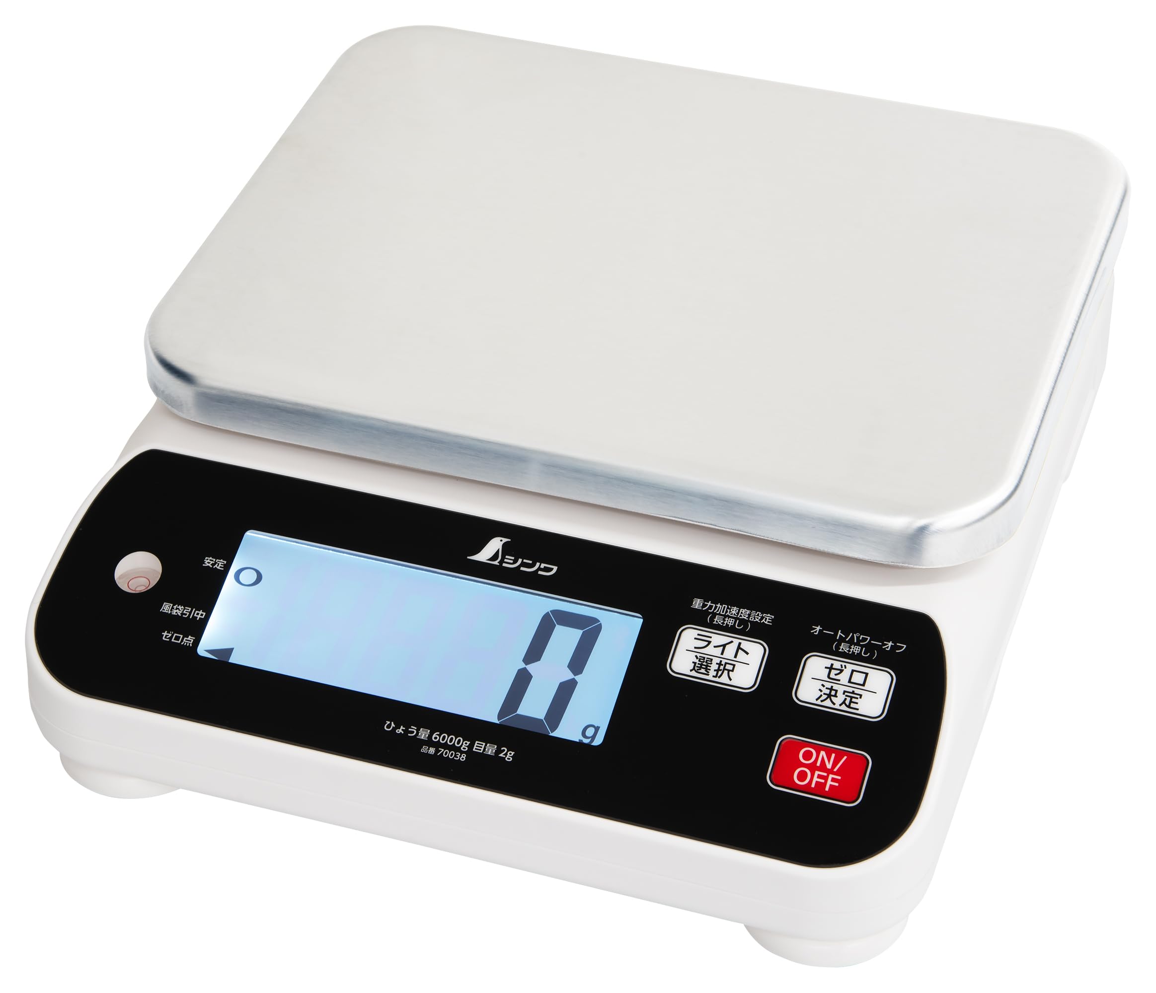 Shinwa Sokutei Digital Scale WP Dustproof and Waterproof For Certificates 6000g 70038 Non-Transaction
Shinwa Sokutei Digital Scale WP Dustproof and Waterproof For Certificates 6000g 70038 Non-Transaction