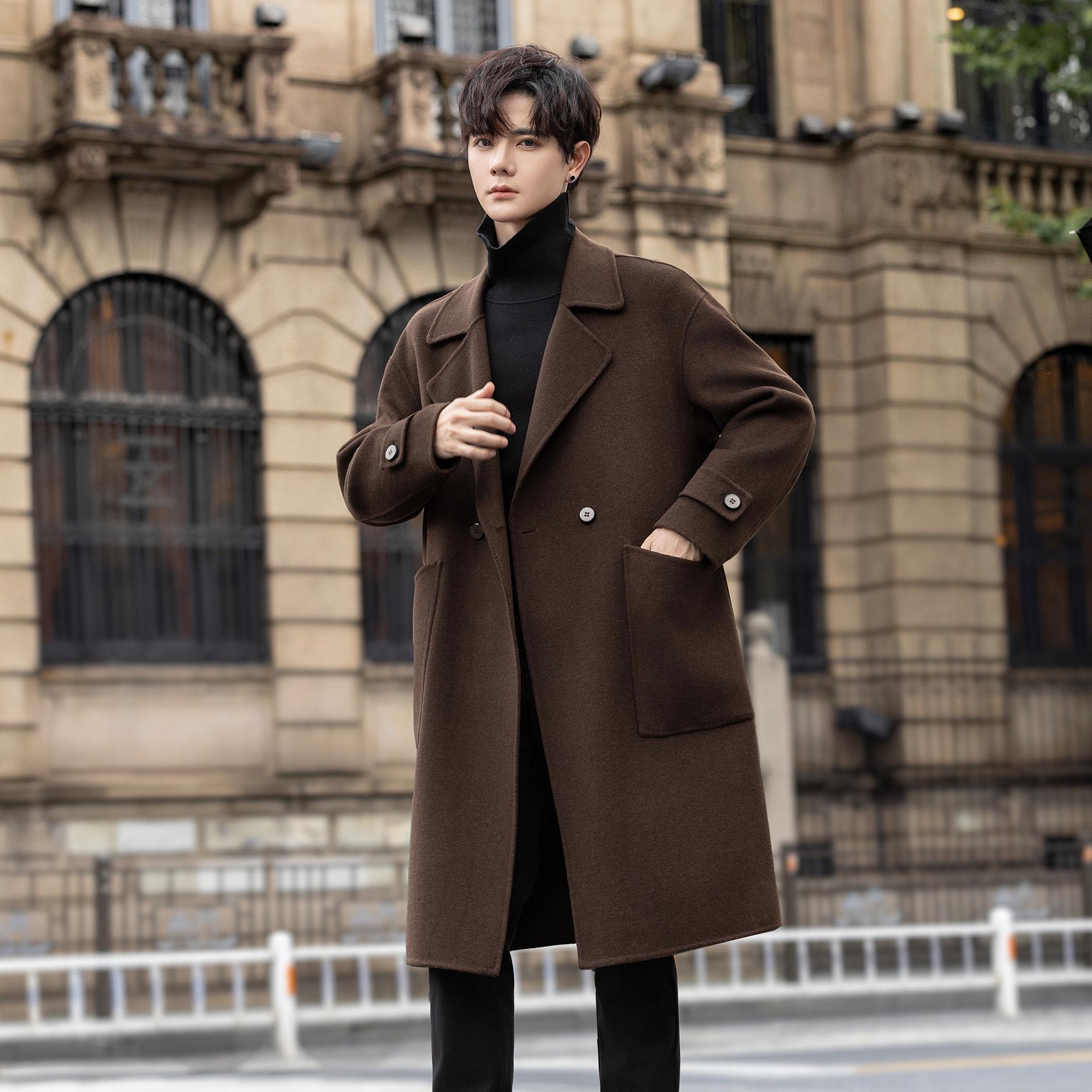 Men s Double-Sided Wool Blend Mid-Length Coat: Thickened Korean-Style Windbreaker for Autumn and Winter. XXXL
Men s Double-Sided Wool Blend Mid-Length Coat: Thickened Korean-Style Windbreaker for Autumn and Winter. XXXL