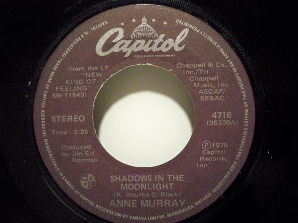 7inch Record ANNE MURRAY - Shadows In The Moonlight 4716 CAPITOL 1979 Canada Rock Used
7inch Record ANNE MURRAY - Shadows In The Moonlight 4716 CAPITOL 1979 Canada Rock Used