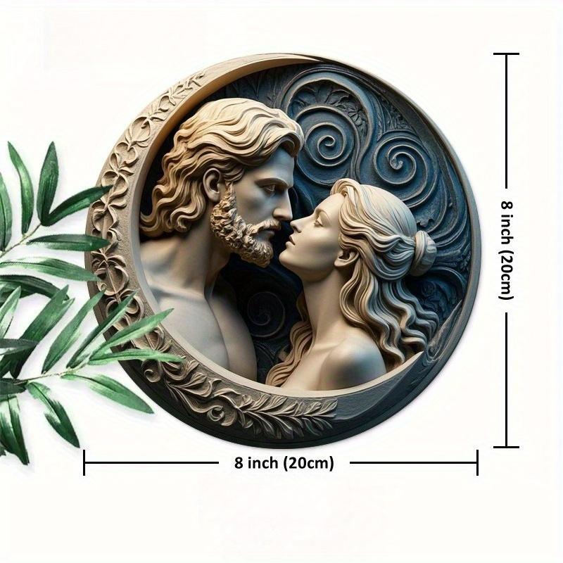 2d Flat 20*20cm Male and Female Image Wooden Wall Hanging, Retro Circular Sign, Suitable for Home, Office, Living Durable Outdoor Hanging Painting 20*20cm
2d Flat 20*20cm Male and Female Image Wooden Wall Hanging, Retro Circular Sign, Suitable for Home, Office, Living Durable Outdoor Hanging Painting 20*20cm