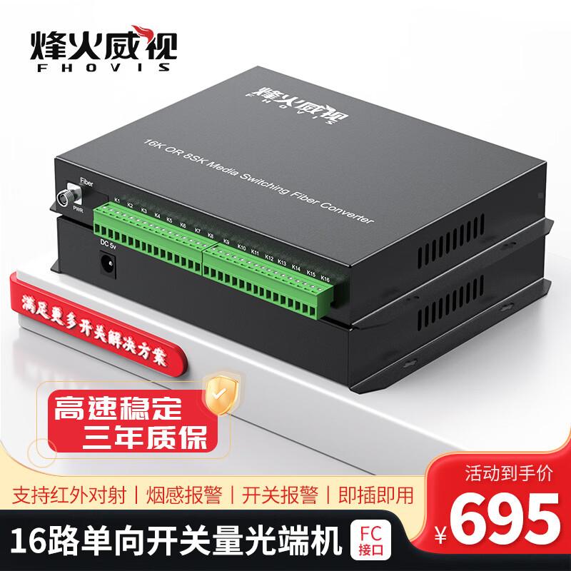 Fenghuo Weishi 16-Channel Unidirectional Switch Quantity Optical Converter
Fenghuo Weishi 16-Channel Unidirectional Switch Quantity Optical Converter