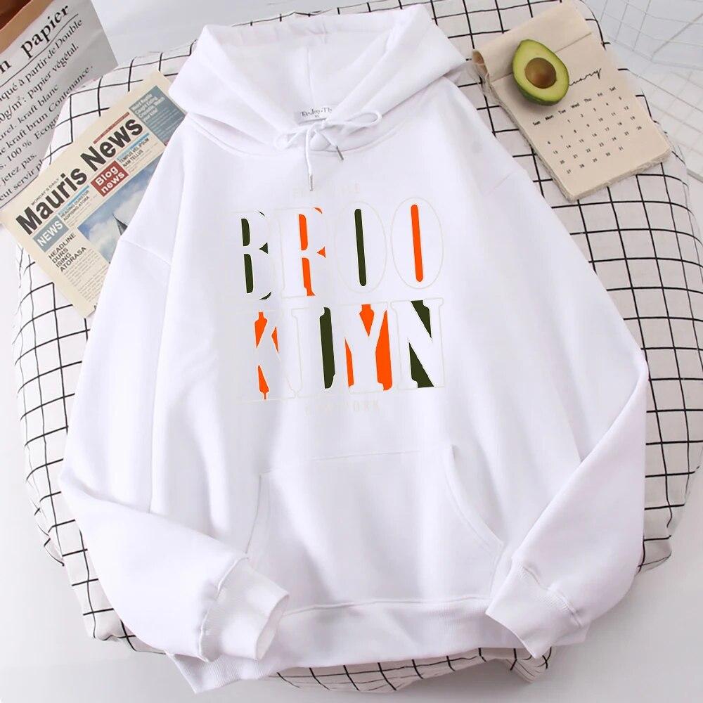 Women Long Sleeve Free Style Brooklyn New York Hoodies Funny O-Neck Tops Novelty Oversized Sportswears Harajuku Street Sweatshirt
Women Long Sleeve Free Style Brooklyn New York Hoodies Funny O-Neck Tops Novelty Oversized Sportswears Harajuku Street Sweatshirt
