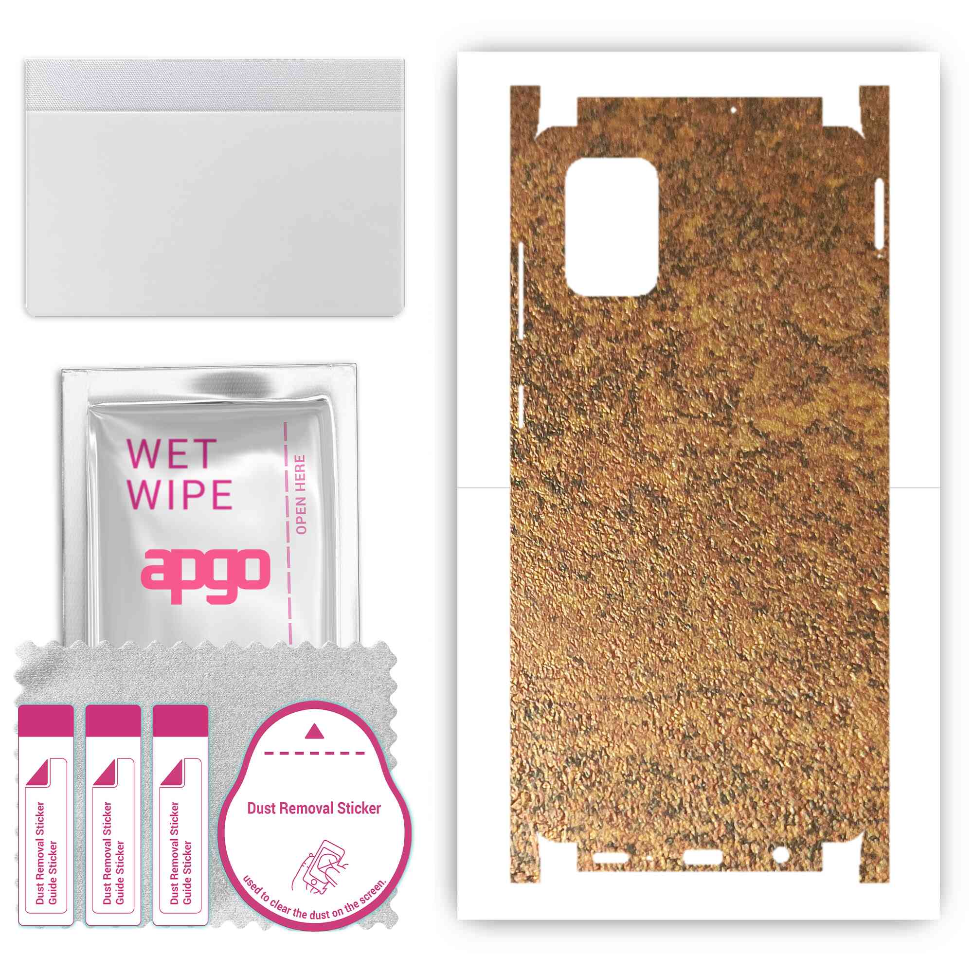 apgo Захисна наклейка Skin для тильної сторони, сумісної з Samsung Galaxy A71, плівка, фольга, вініл - Pattern Rusty Copper
apgo Захисна наклейка Skin для тильної сторони, сумісної з Samsung Galaxy A71, плівка, фольга, вініл - Pattern Rusty Copper