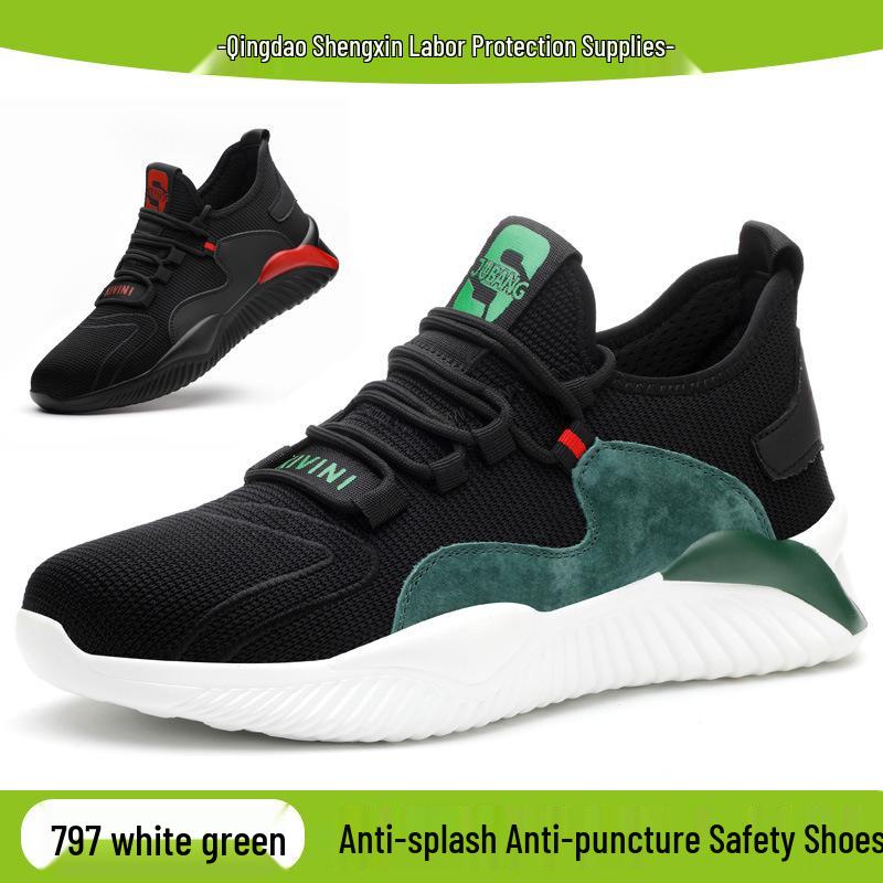 Men s Four-Season Protective Work Shoes - Anti-Smash, Puncture-Resistant, Comfortable, Durable Soft Sole for Long Hours
Men s Four-Season Protective Work Shoes - Anti-Smash, Puncture-Resistant, Comfortable, Durable Soft Sole for Long Hours
