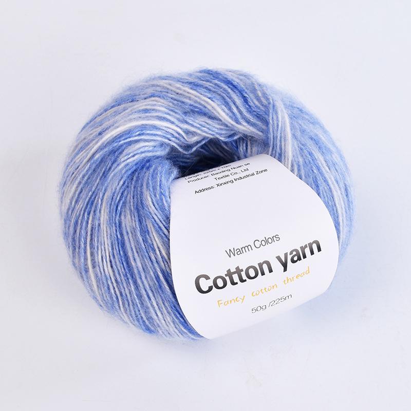 1PC Hand Woven Pure Cotton Thread Handmade Line Gift Real Silk Wool Thread Segmented Dyed Wool Yarn Multi-element небесно-голубой
1PC Hand Woven Pure Cotton Thread Handmade Line Gift Real Silk Wool Thread Segmented Dyed Wool Yarn Multi-element небесно-голубой