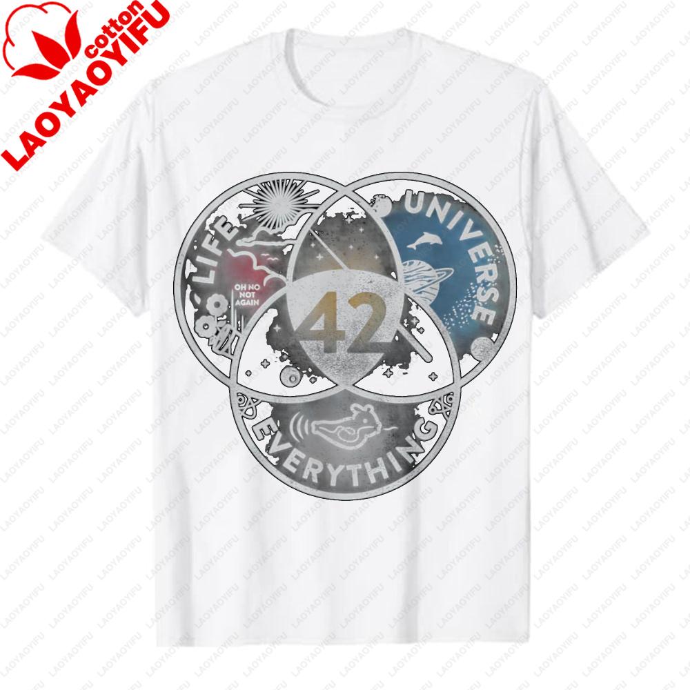 Distressed Hitchhikers Guide To The Galaxy Venn Diagram Life The Universe and Everything 42 Life Casual Style Graphic TShirt S
Distressed Hitchhikers Guide To The Galaxy Venn Diagram Life The Universe and Everything 42 Life Casual Style Graphic TShirt S