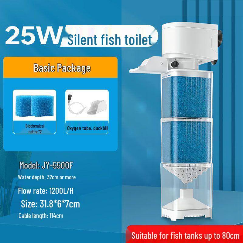 Универсальный аквариумный фильтр: Сепаратор рыбных отходов, циркулятор воды и оксигенатор
Универсальный аквариумный фильтр: Сепаратор рыбных отходов, циркулятор воды и оксигенатор