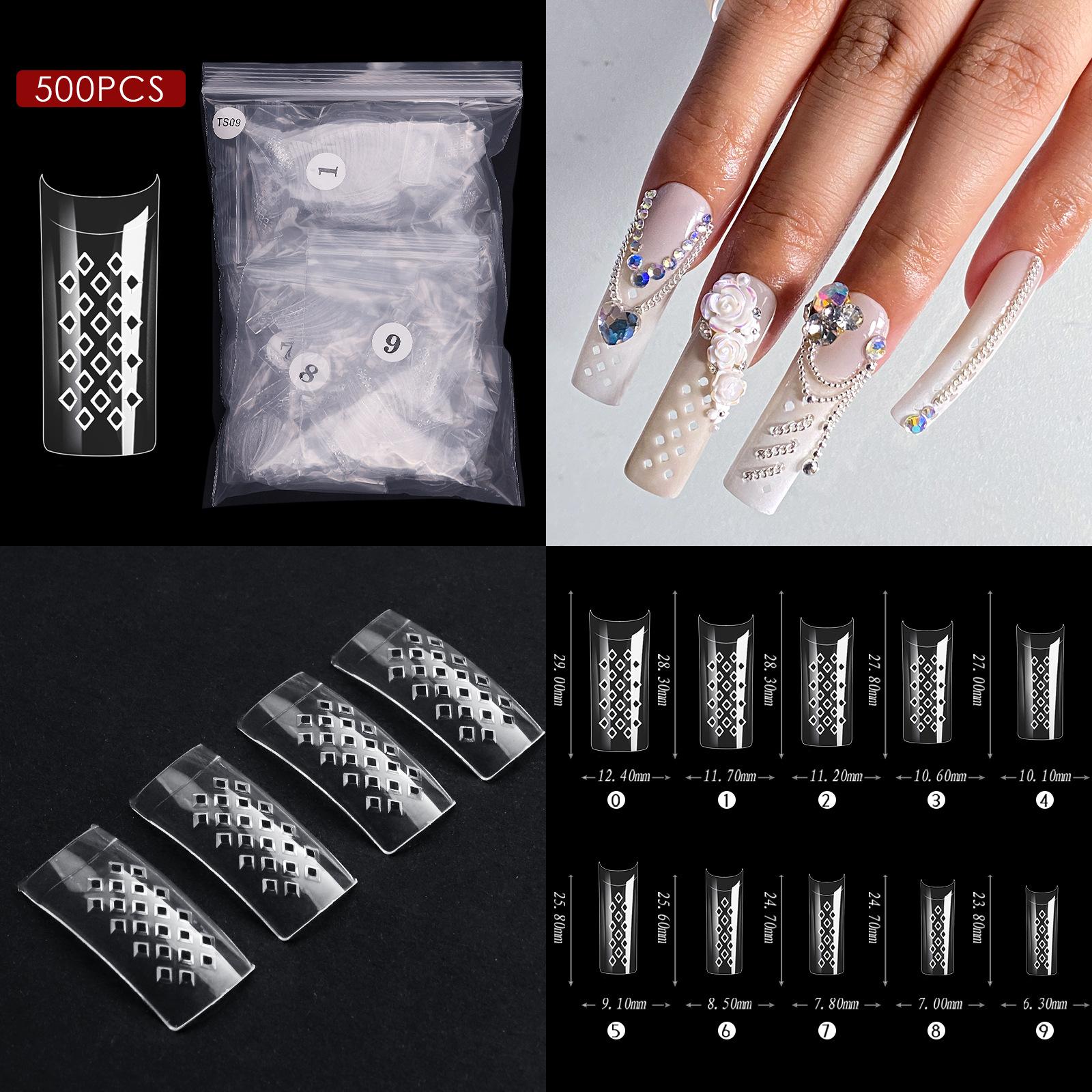 Нейл-арт, особый тип ногтей, специальная форма, звездный полый ноготь, прозрачный кружевной французский накладной ноготь
Нейл-арт, особый тип ногтей, специальная форма, звездный полый ноготь, прозрачный кружевной французский накладной ноготь