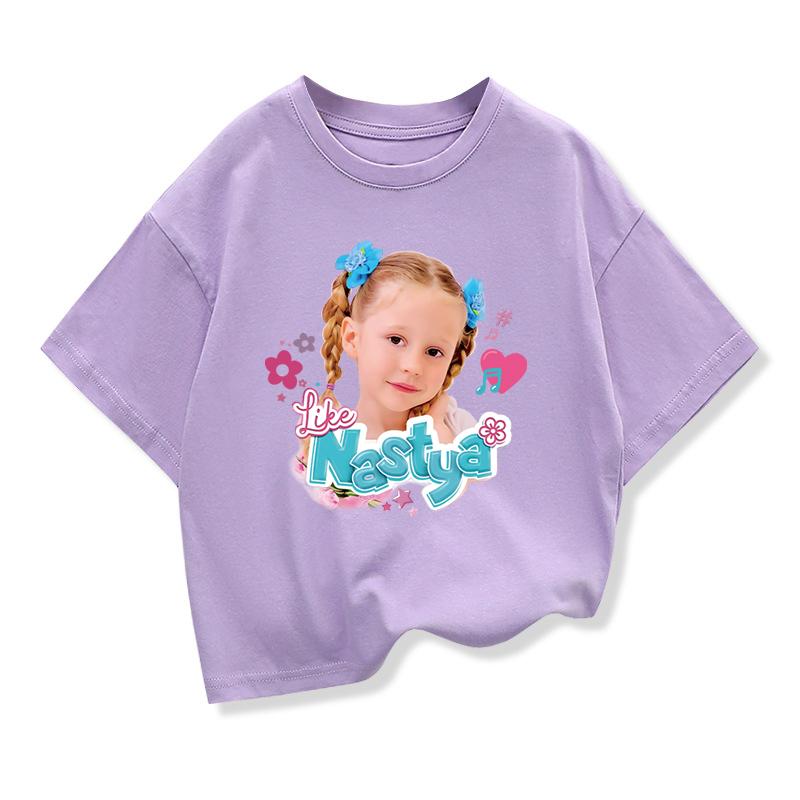 Summer Like Nastya Printed Clothes Tee Kids Cotton Cute Girl T-shirt Baby Girls Children s Tops 140
Summer Like Nastya Printed Clothes Tee Kids Cotton Cute Girl T-shirt Baby Girls Children s Tops 140