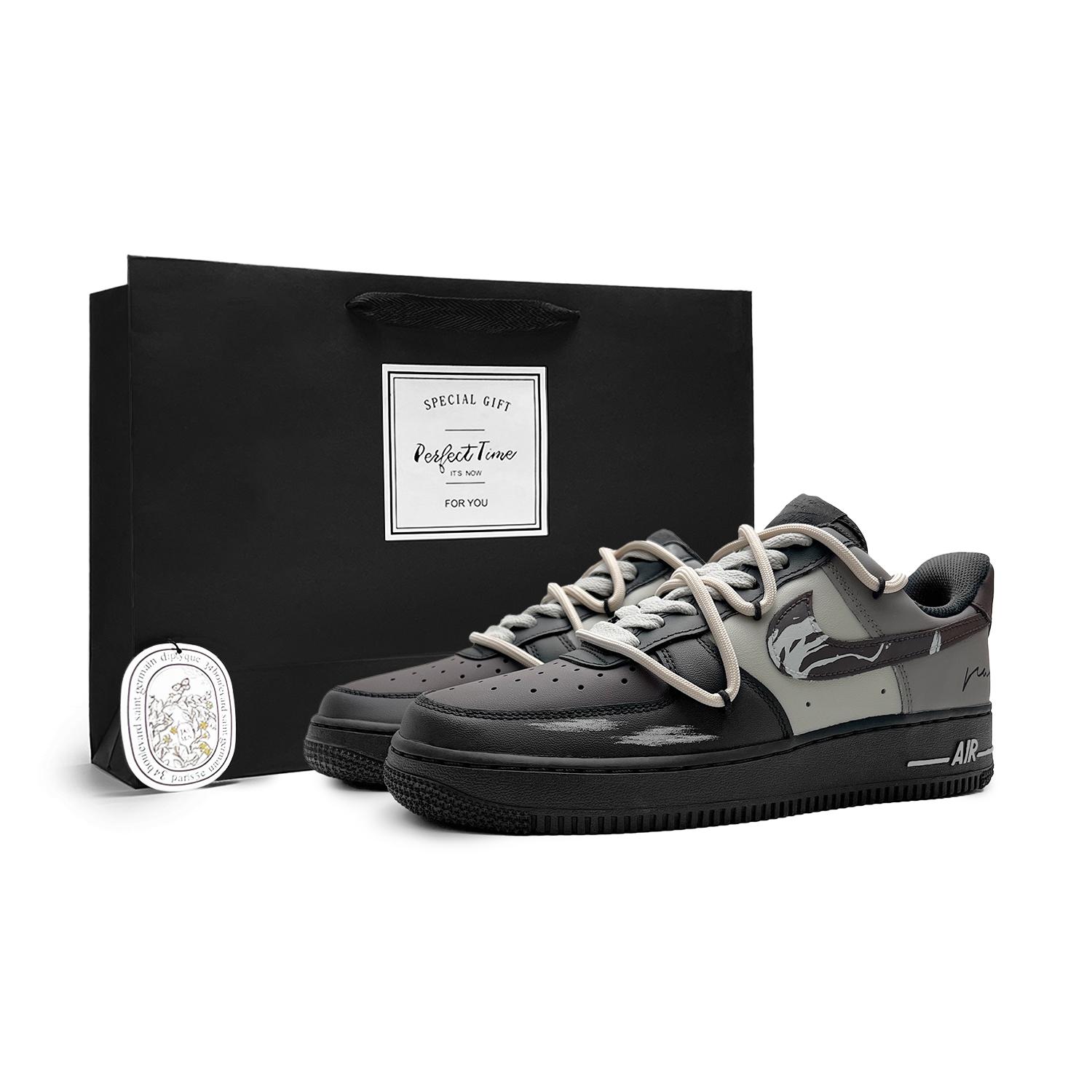 Nike Air Force 1 Slip Resistant Abrasion Resistant Low top Skateboard Shoes Women s Brown Black DD8959-001(Team285-) 36.5
Nike Air Force 1 Slip Resistant Abrasion Resistant Low top Skateboard Shoes Women s Brown Black DD8959-001(Team285-) 36.5