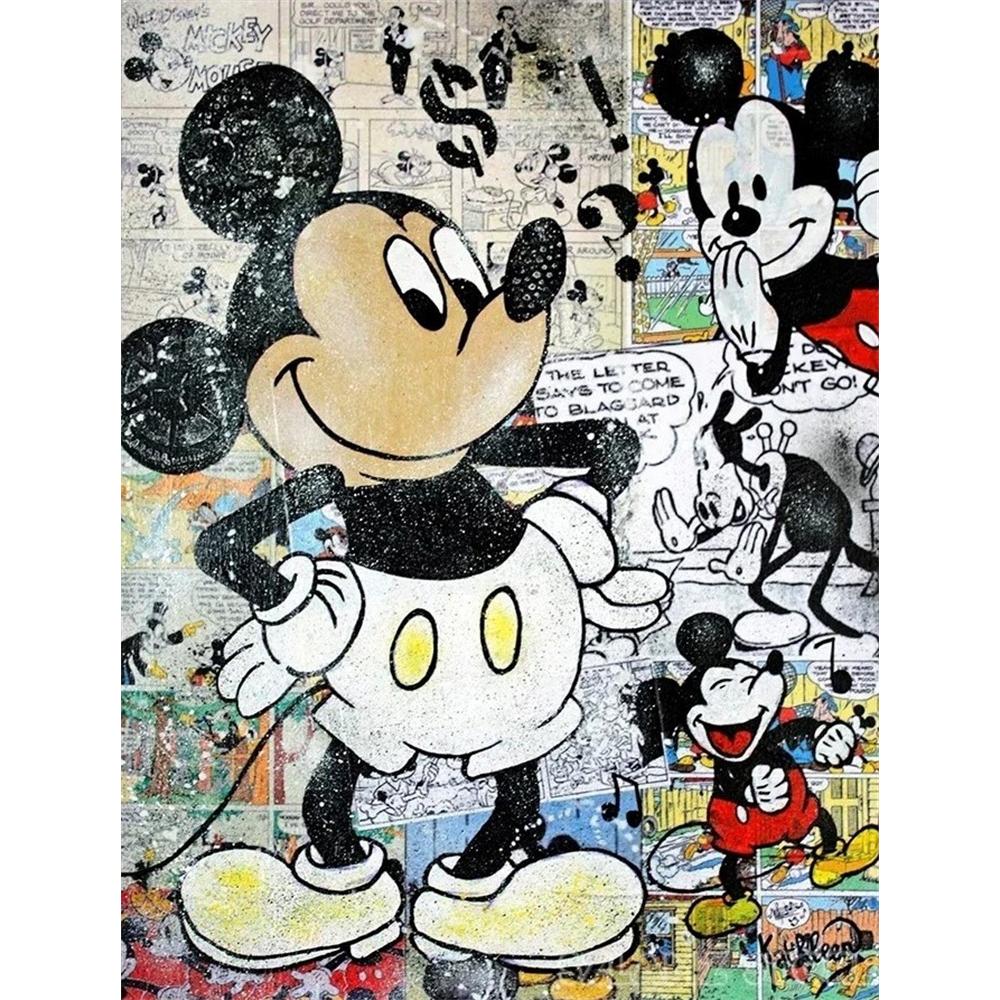 Disney Diamond Painting Mickey Mouse Pop Art Collage Art 5D Mosaic Art DIY Cross Stitch Embroidery Set Full Diamond Home Decor Gift Round 20x30cm
Disney Diamond Painting Mickey Mouse Pop Art Collage Art 5D Mosaic Art DIY Cross Stitch Embroidery Set Full Diamond Home Decor Gift Round 20x30cm