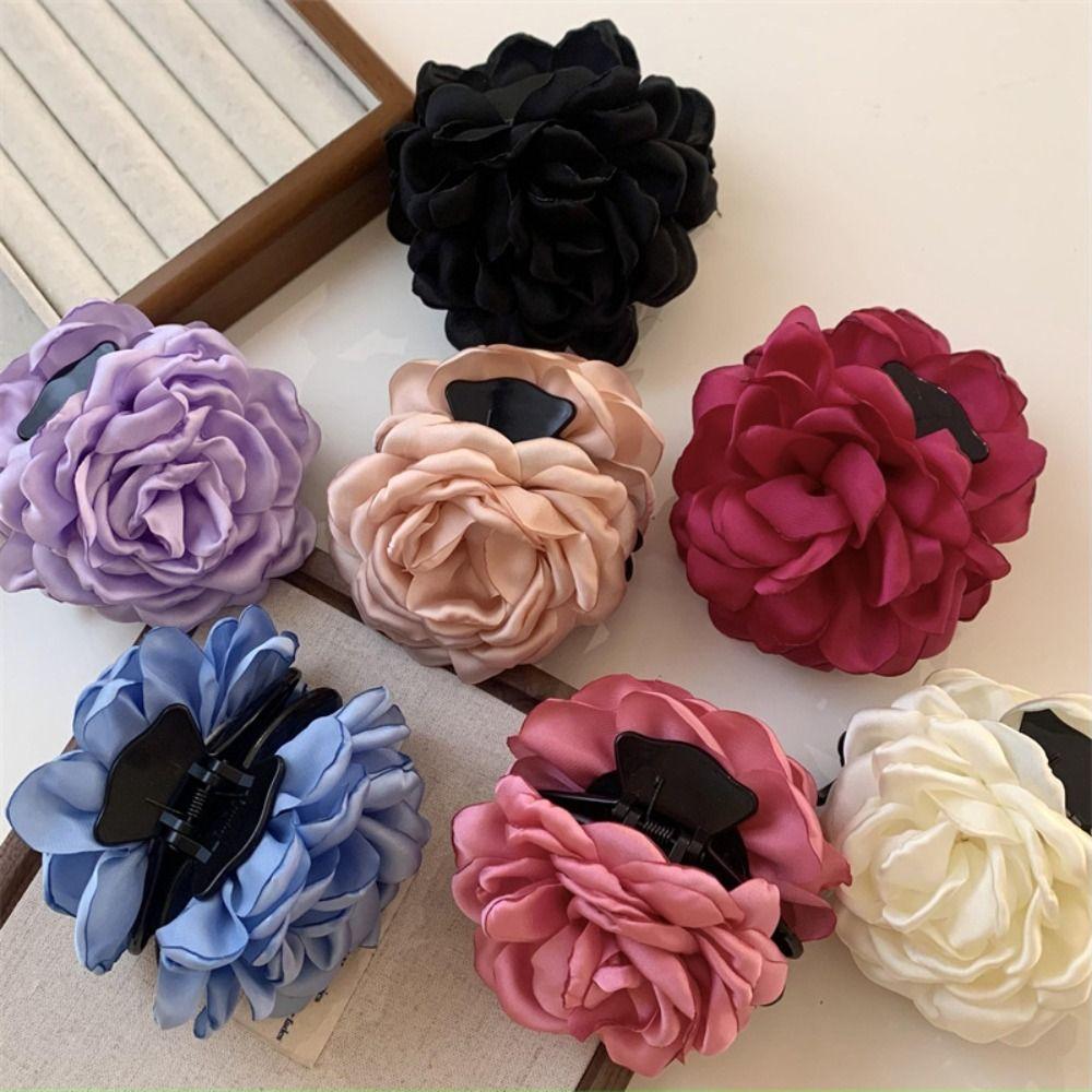 Ponytail Clip Rose Hair Clip Cloth Large Shark Clip Cute Flower Hair Claw Girl бежевый
Ponytail Clip Rose Hair Clip Cloth Large Shark Clip Cute Flower Hair Claw Girl бежевый