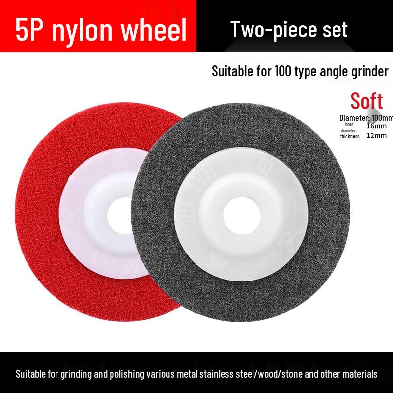 Nylon Fiber Polishing Wheel for Rust Removal & Stainless Steel Finishing
Nylon Fiber Polishing Wheel for Rust Removal & Stainless Steel Finishing