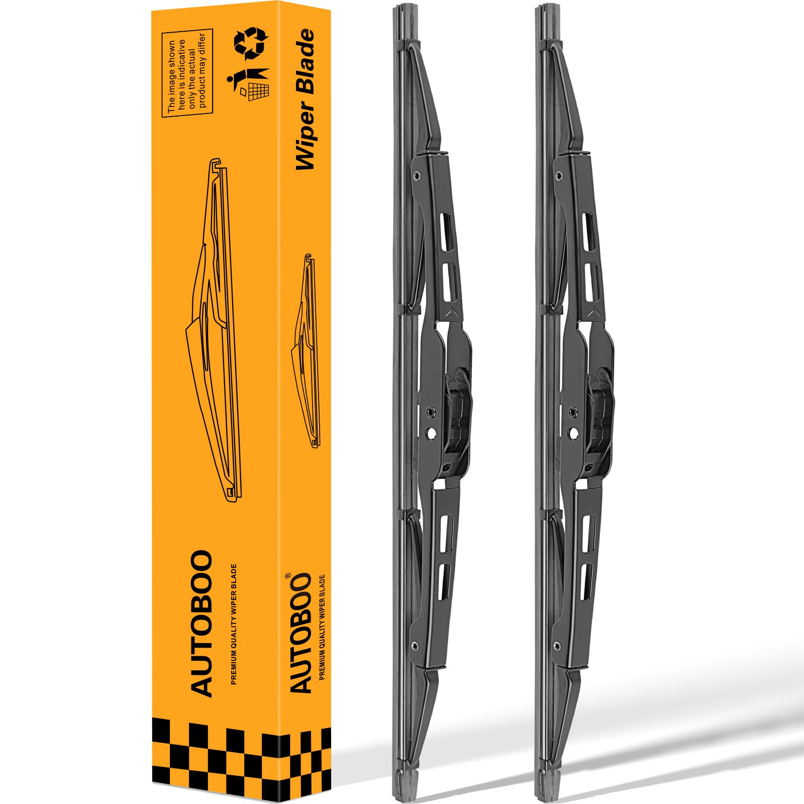 AUTOBOO Wiper Blade Replacement for Jeep Wrangler Front Wipers Original Factory Quality 15 +15 2007-2017 - (2 Pack)
AUTOBOO Wiper Blade Replacement for Jeep Wrangler Front Wipers Original Factory Quality 15 +15 2007-2017 - (2 Pack)