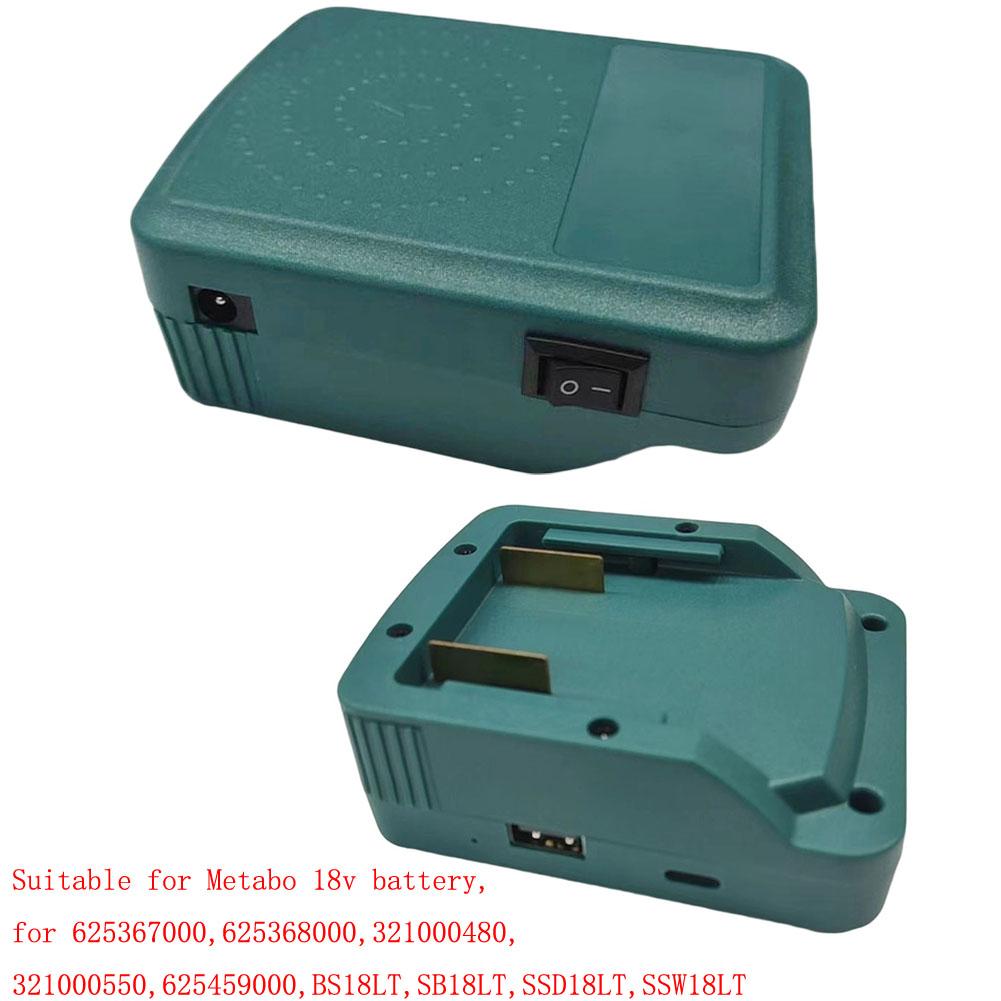 1-Pack Mobile Wireless Charger Adapter For Metabo 18V Li-ion Battery BS18LT, USB-QC 2.0/3.0 Type-C PD 2.0/3.0, 18W-20W China Mainland
1-Pack Mobile Wireless Charger Adapter For Metabo 18V Li-ion Battery BS18LT, USB-QC 2.0/3.0 Type-C PD 2.0/3.0, 18W-20W China Mainland