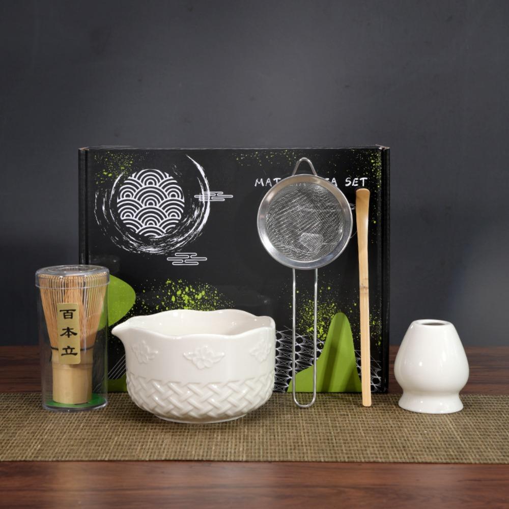 5pcs Food Grade Matcha Whisk Set with Spout Match Bowl Traditional Green Tea Whisk Stirring Style 7-5PCS
5pcs Food Grade Matcha Whisk Set with Spout Match Bowl Traditional Green Tea Whisk Stirring Style 7-5PCS