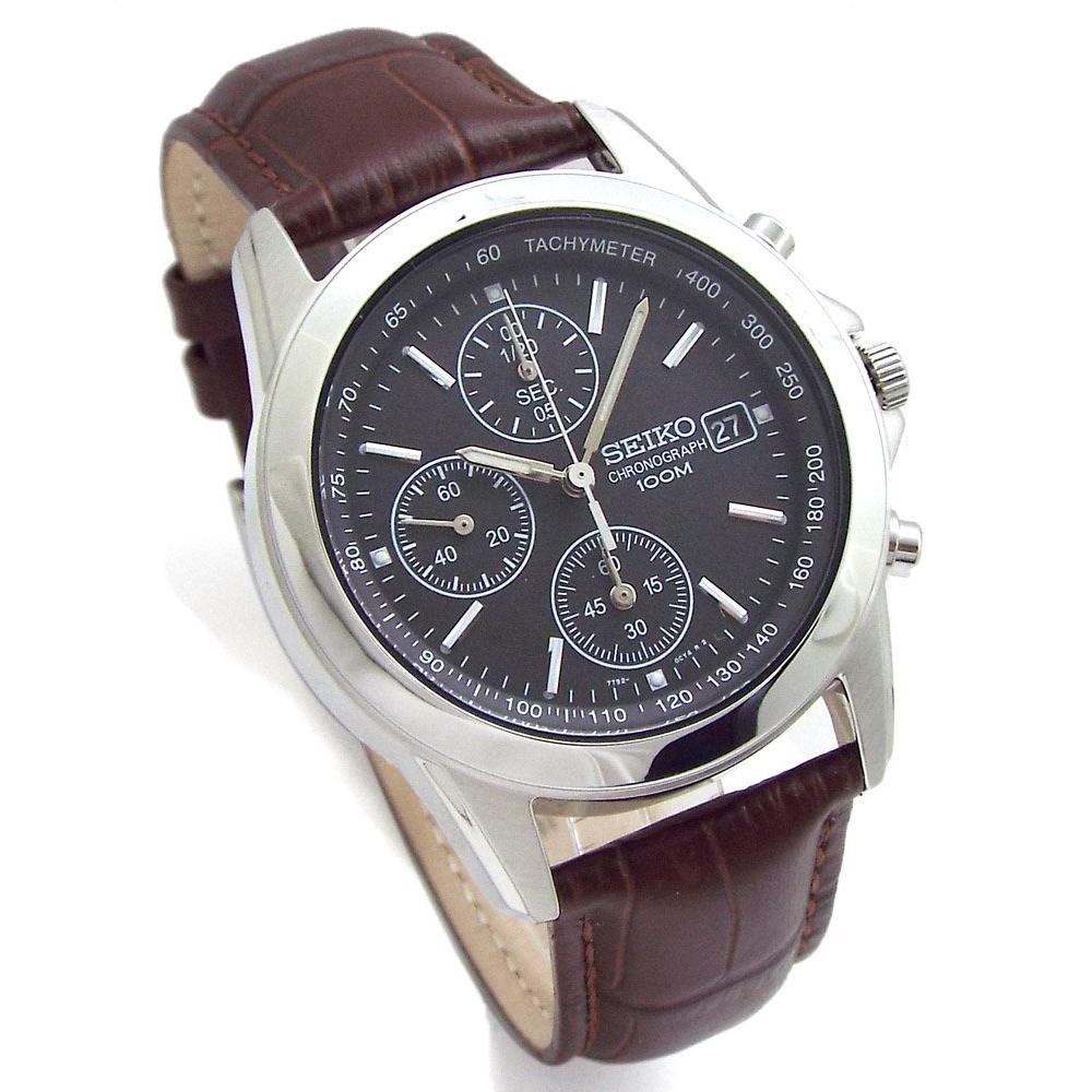 Ремень для часов-хронографов SEIKO из натуральной кожи, официальный дистрибьютор Seiko, черный SND309P1BR
Ремень для часов-хронографов SEIKO из натуральной кожи, официальный дистрибьютор Seiko, черный SND309P1BR