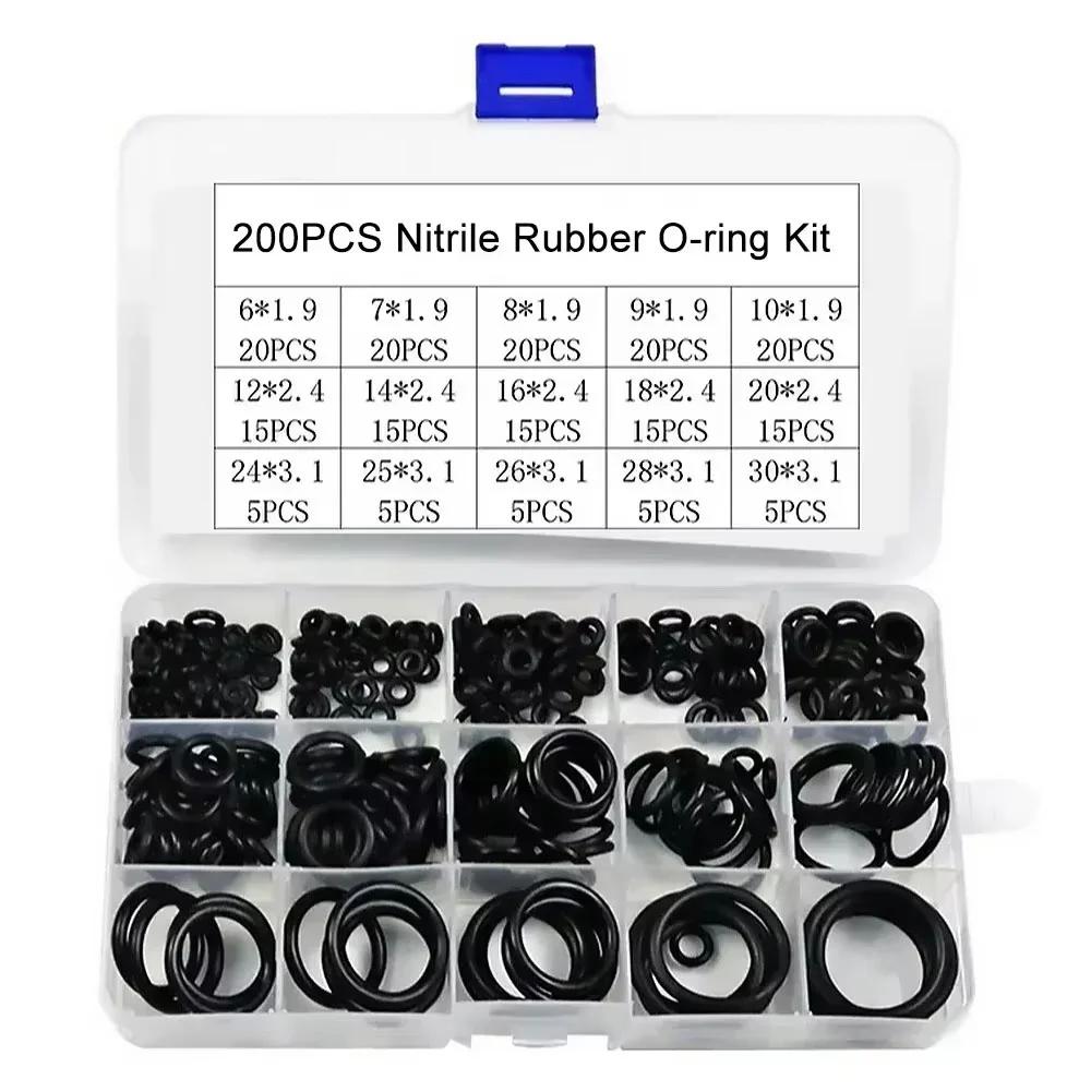 Nitrile Rubber Round Gasket Sealing O Ring Set Elastic Oil Resist Washer Gaskets Seals for Faucet Professional Plumbing Repair
Nitrile Rubber Round Gasket Sealing O Ring Set Elastic Oil Resist Washer Gaskets Seals for Faucet Professional Plumbing Repair