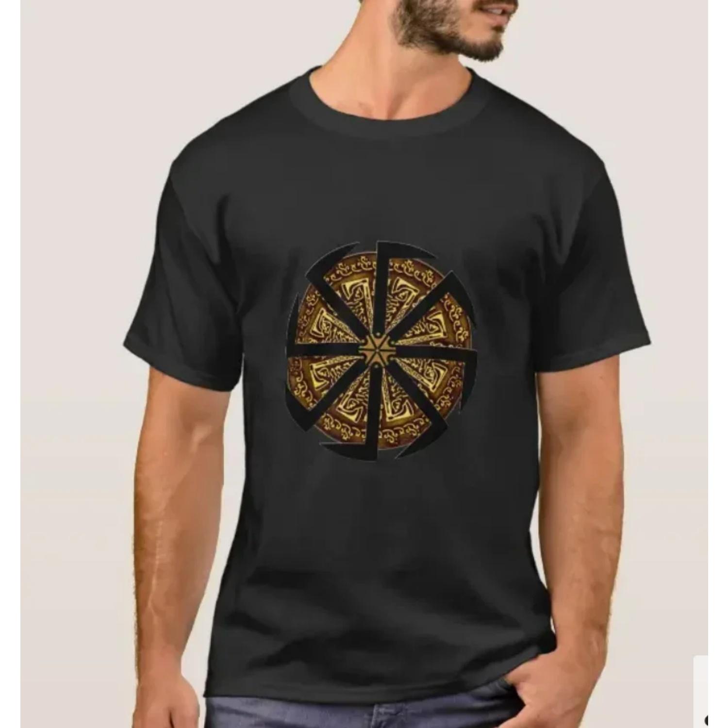 Slavic Kolovrat Rune Spinning Sun Symbols T-Shirt Short Sleeve Casual 100% Cotton O-Neck Summer Mens T-shirt Size S-3XL S чёрный
Slavic Kolovrat Rune Spinning Sun Symbols T-Shirt Short Sleeve Casual 100% Cotton O-Neck Summer Mens T-shirt Size S-3XL S чёрный