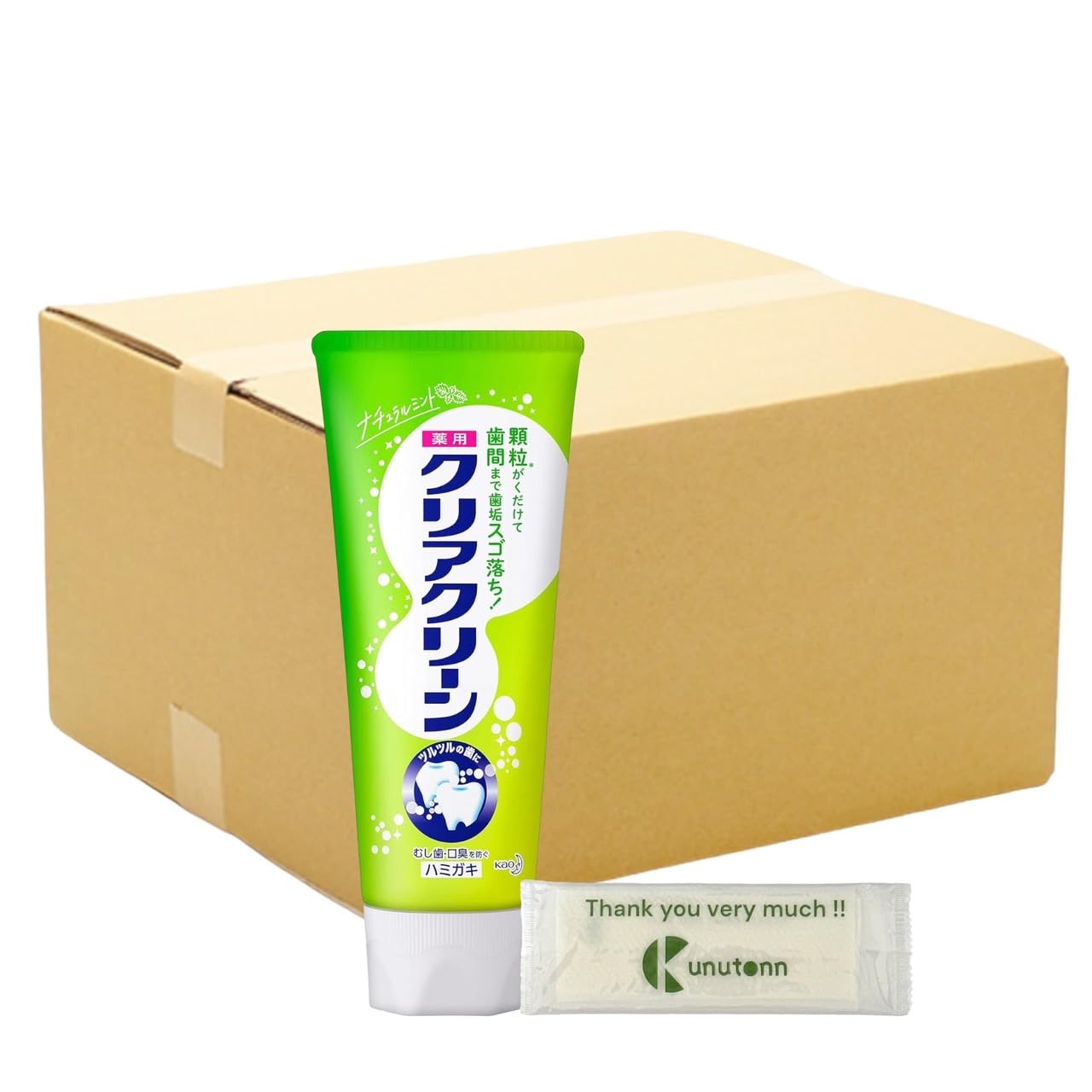 Зубная паста Kunutonn Kao Clear Clean с порошком, натуральная мята, 120 г, оригинальный логотип, 48 штук + электронный бонус
Зубная паста Kunutonn Kao Clear Clean с порошком, натуральная мята, 120 г, оригинальный логотип, 48 штук + электронный бонус