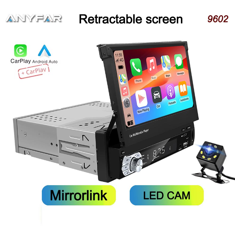 1 Din HD Touchscreen 7 Inch Flip Out Car Stereo Car Radio Receivers Support Carplay & Android Auto with Bluetooth Backup Camera
1 Din HD Touchscreen 7 Inch Flip Out Car Stereo Car Radio Receivers Support Carplay & Android Auto with Bluetooth Backup Camera