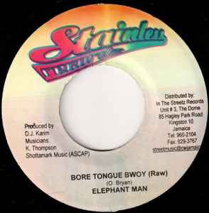 7inch Record ELEPHANT MAN - Bore Tongue Bwoy NONE Stainless Recor Jamaica Reggae, Ska & Dub Used
7inch Record ELEPHANT MAN - Bore Tongue Bwoy NONE Stainless Recor Jamaica Reggae, Ska & Dub Used