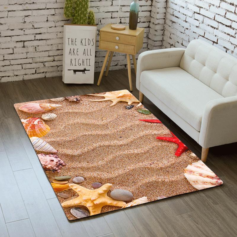 Coastal Theme Rectangular Rug Various Sea Shells Starfish Sandy Beach Pattern Soft Non Slip Carpet for Living Room Bedroom Decor 40x60cm
Coastal Theme Rectangular Rug Various Sea Shells Starfish Sandy Beach Pattern Soft Non Slip Carpet for Living Room Bedroom Decor 40x60cm