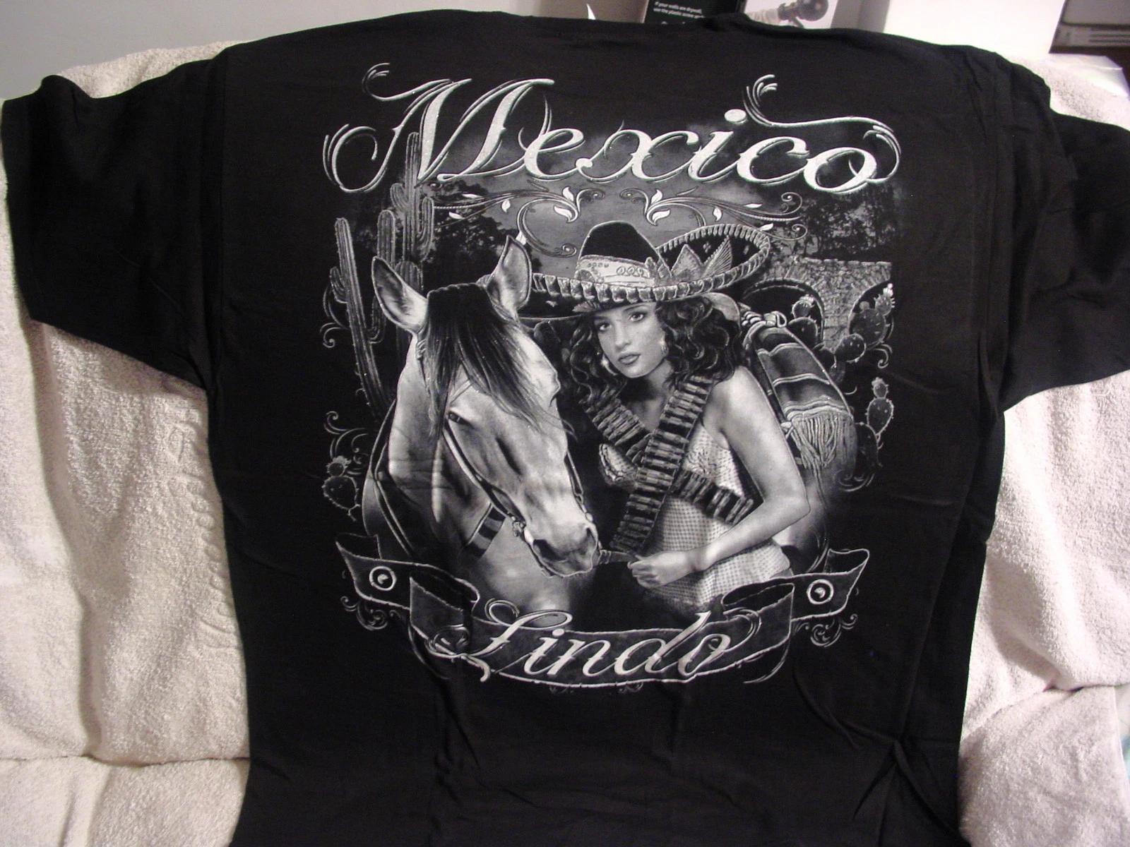 MEXICO LINDO HORSE BANDIDA WOMAN LADY CACTUS T-shirt 3XL
MEXICO LINDO HORSE BANDIDA WOMAN LADY CACTUS T-shirt 3XL