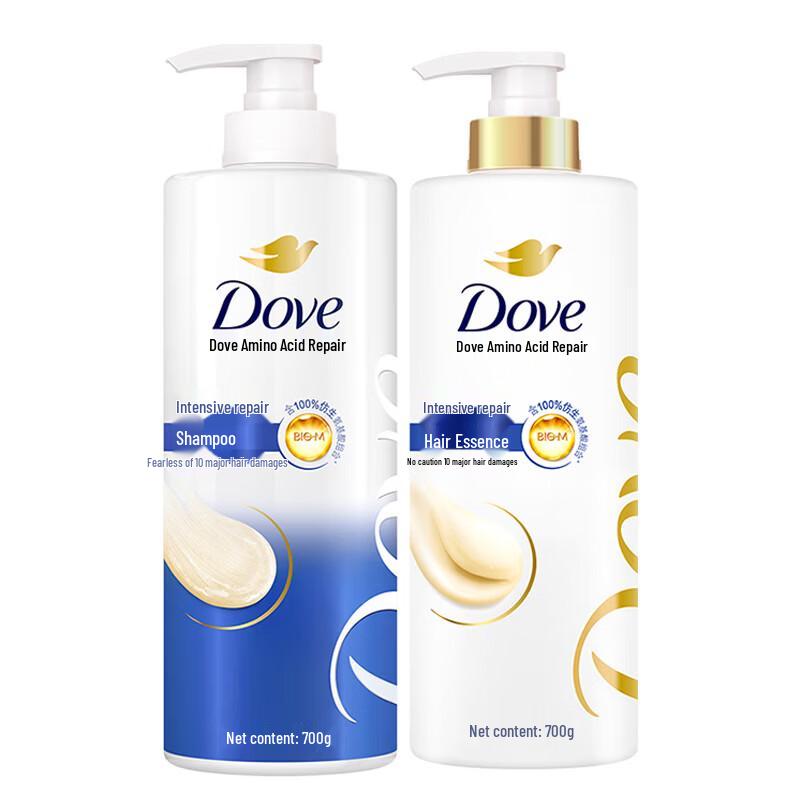 Dove Intensive Repair Amino Acid Shampoo & Conditioner Set
Dove Intensive Repair Amino Acid Shampoo & Conditioner Set