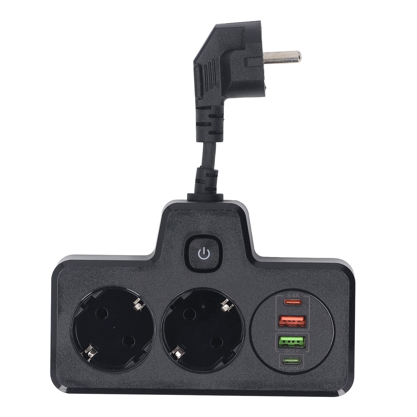 Flat Outlet Extender USB C 2 Prong Short Extension Cord Power Strip Desk Charger 3250W QC3.0 PD20W
Flat Outlet Extender USB C 2 Prong Short Extension Cord Power Strip Desk Charger 3250W QC3.0 PD20W