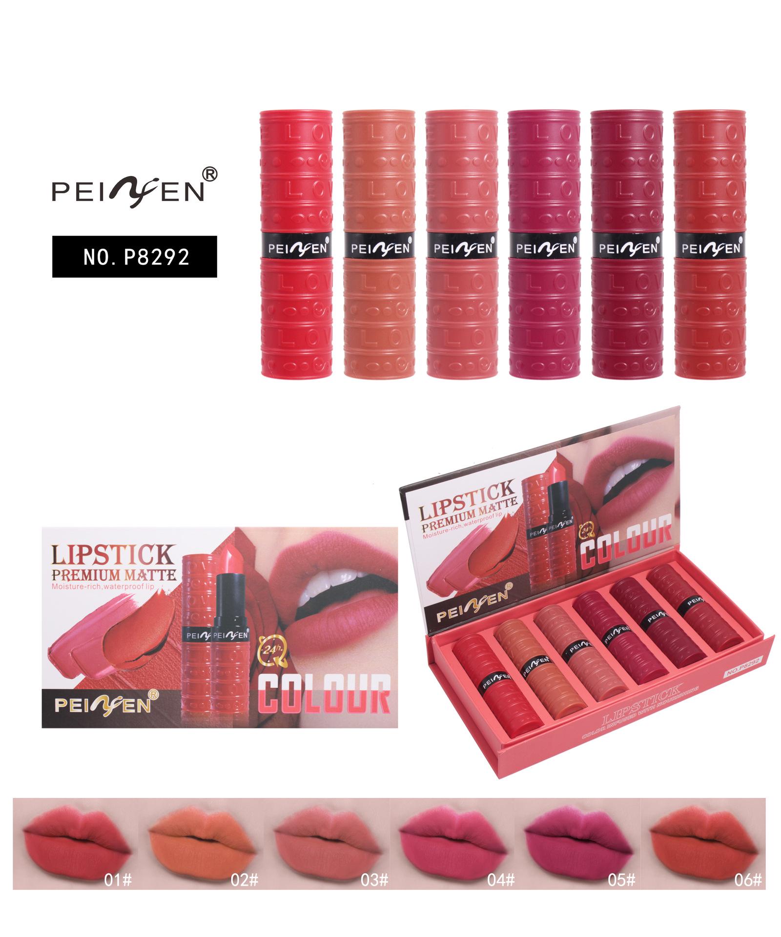 Набор водостойких помад PEINIFEN, меняющих цвет - Стойкие и не липкие 3.5g x 6 pieces
Набор водостойких помад PEINIFEN, меняющих цвет - Стойкие и не липкие 3.5g x 6 pieces