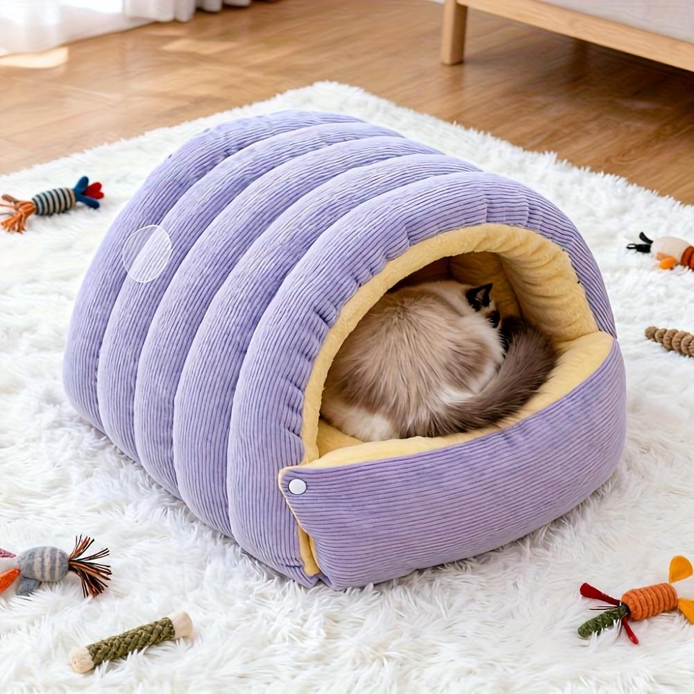 Winter Plush Cat Bed Warm Pet House Thickening Warmth Comfort Soft Kittens Sleeping Beds Cat Cave For Pet Warmth S-45x30x19cm синий
Winter Plush Cat Bed Warm Pet House Thickening Warmth Comfort Soft Kittens Sleeping Beds Cat Cave For Pet Warmth S-45x30x19cm синий