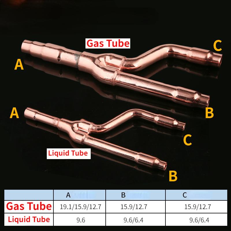 18T 22T 33T 72T 73T 75T Copper Splitter Branch Device Weld Pipe For Central Air conditioner 1 pc
18T 22T 33T 72T 73T 75T Copper Splitter Branch Device Weld Pipe For Central Air conditioner 1 pc