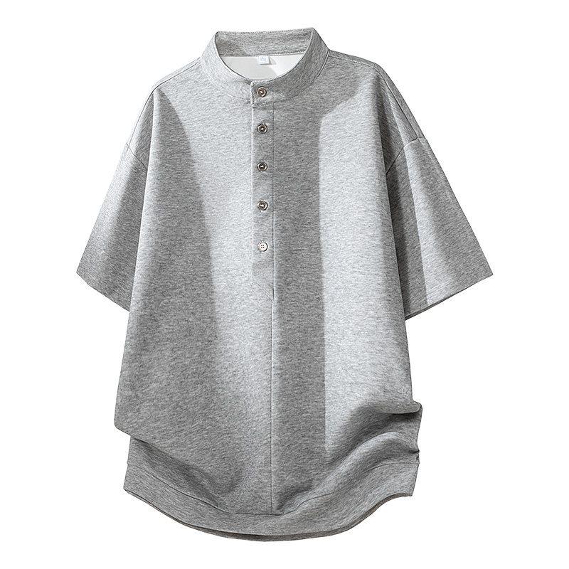2026 Men s Summer Solid Color Crew Neck Two-Button Polo T-Shirt, Short Sleeve, Hot Item 3XL серый
2026 Men s Summer Solid Color Crew Neck Two-Button Polo T-Shirt, Short Sleeve, Hot Item 3XL серый